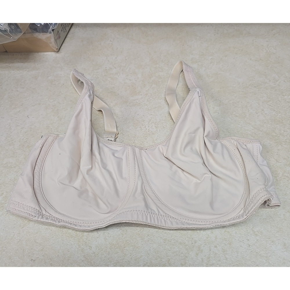 Trulife Pink Mesh Full Coverage Adjustable Straps Underwire T-Shirt Bra Size 38C